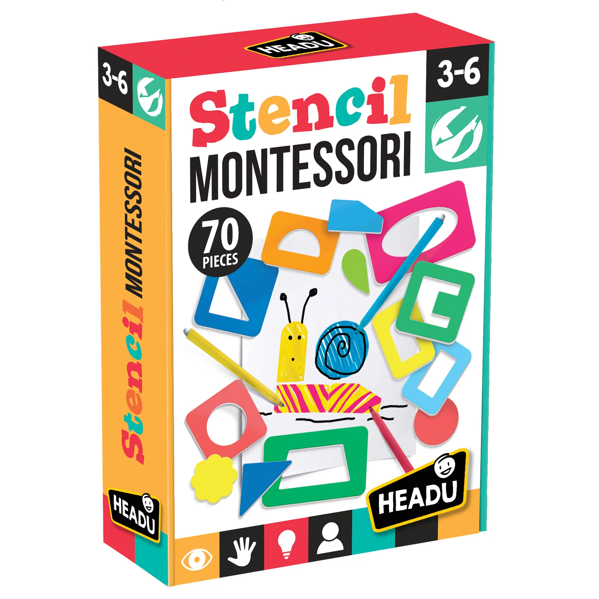Play stencil Montessori