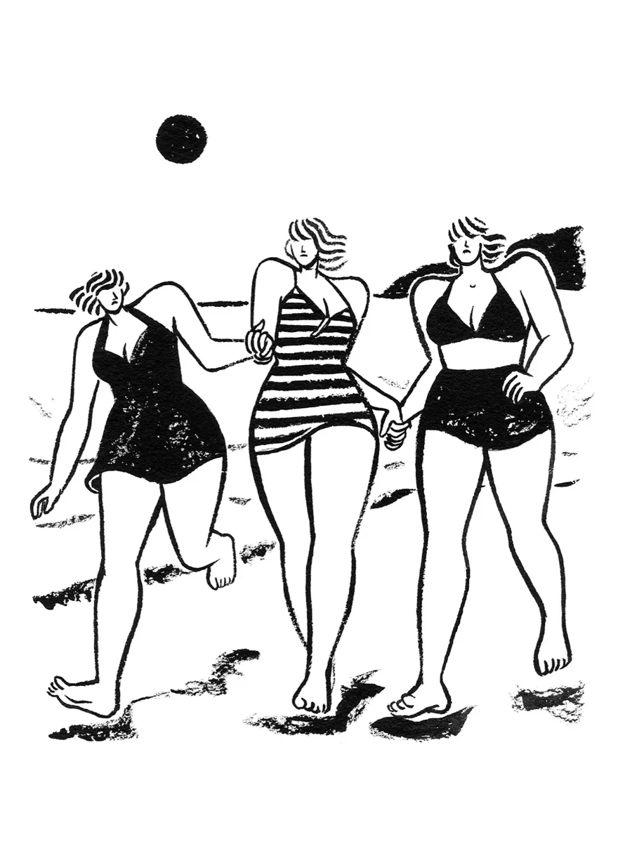 Courir sur la plage