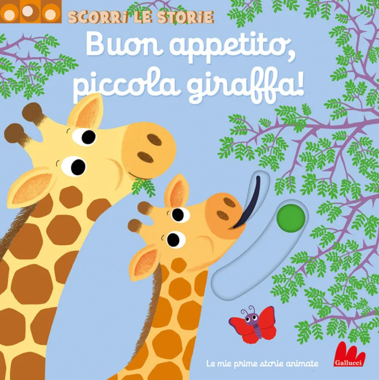 Buon appetito, piccola giraffa!