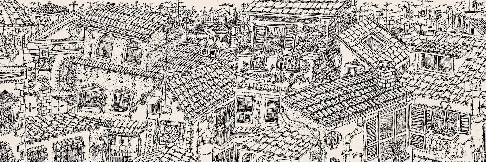 The roofs of Rome