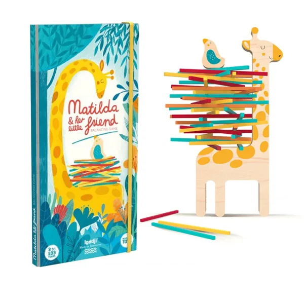 Matilda e il suo piccolo amico. Gioco di equilibrio