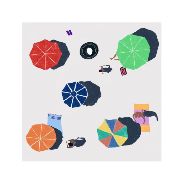 Crosswords under the umbrella