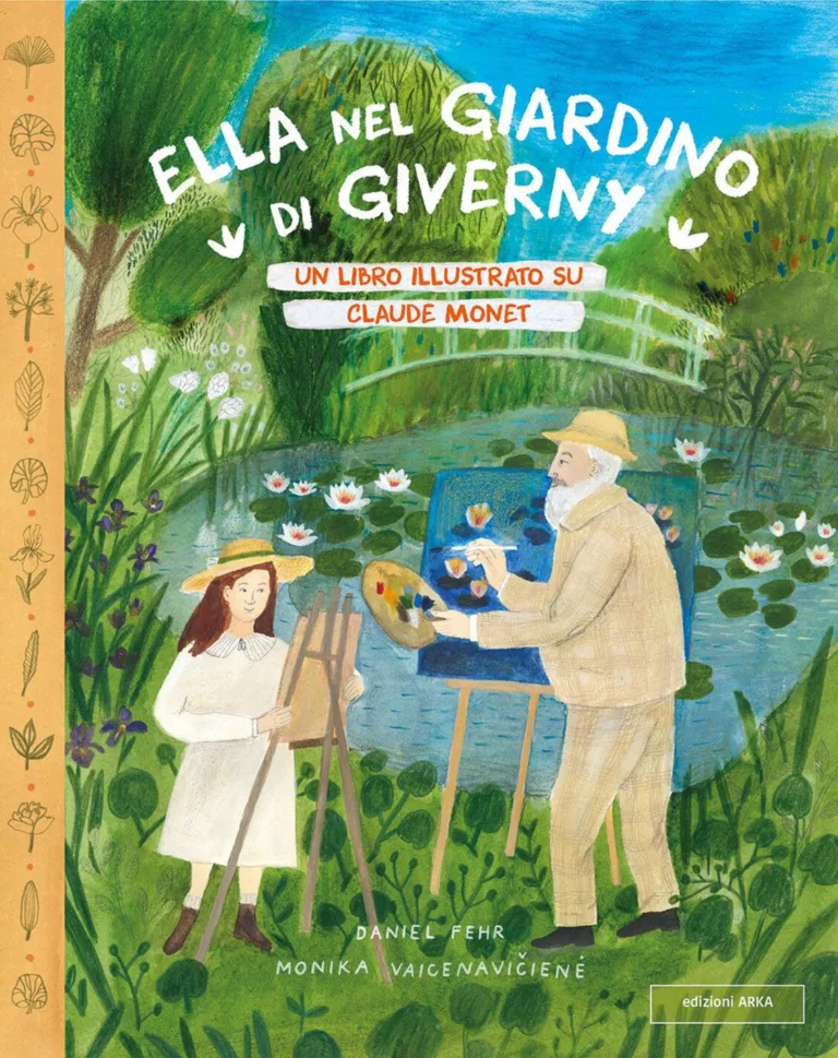 Ella nel giardino di Giverny