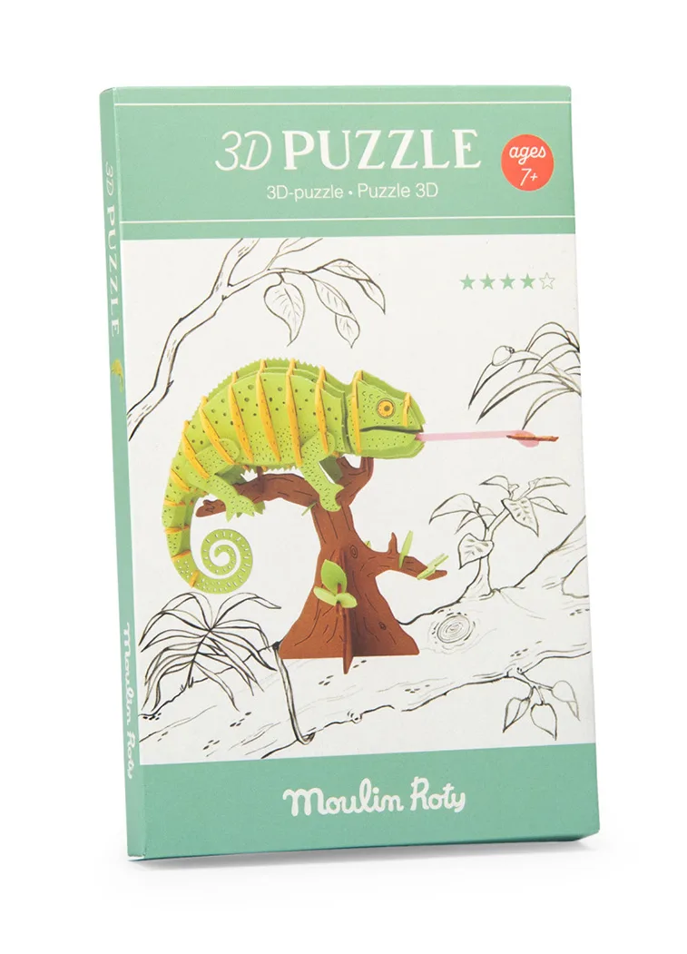 Puzzle 3D Camaleonte