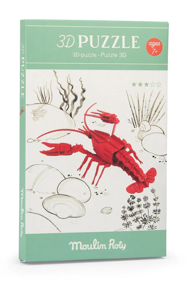 Puzzle 3D Gambero di fiume