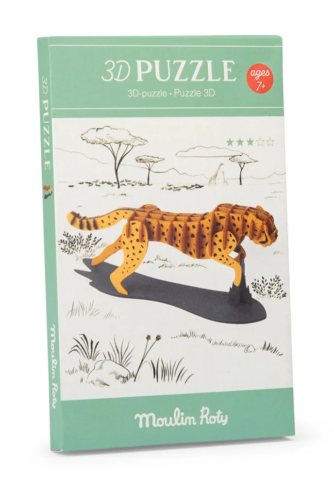 Puzzle 3D Ghepardo