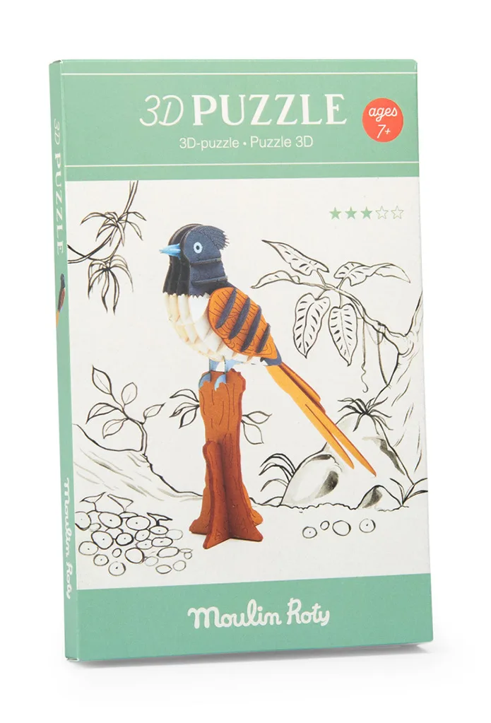 Puzzle 3D Pigliamosche del Paradiso