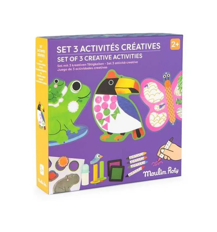 Set attività creative gli animali Les Toupitis