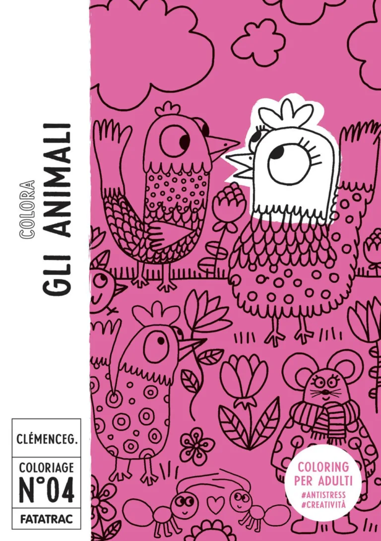 colora gli animali. coloriage. ediz. a colori