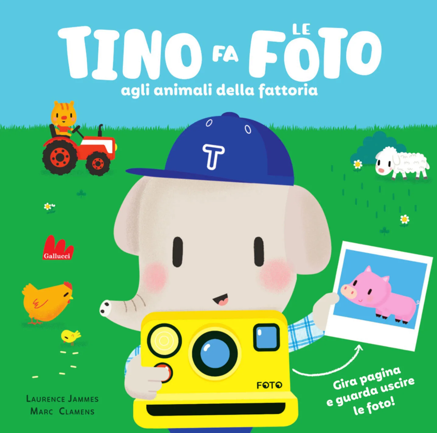 Tno fa le foto agli animali della fattoria
