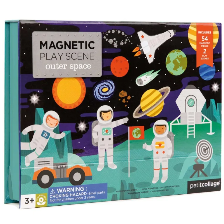Magnetic play scene Outer space