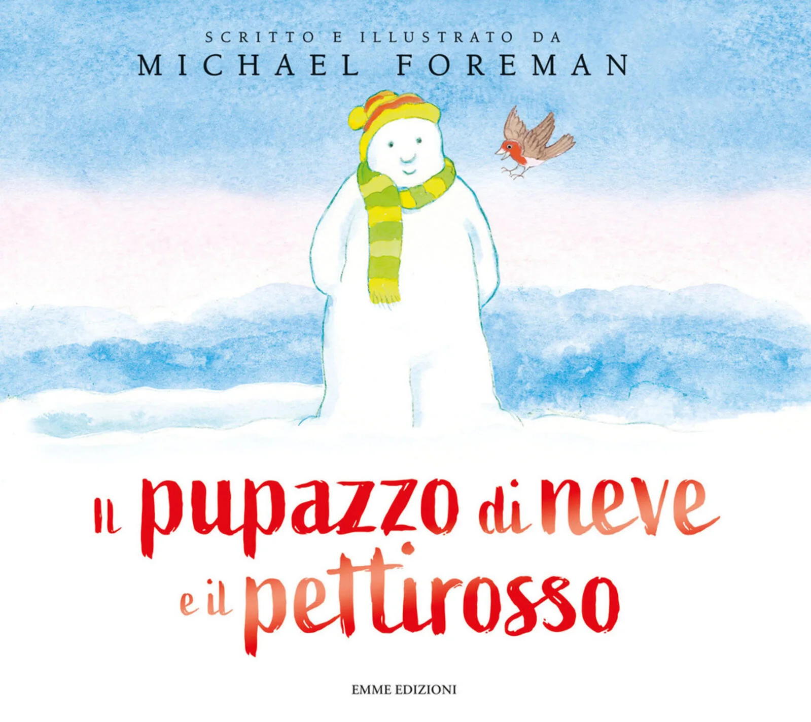 Il pupazzo di neve e il pettirosso