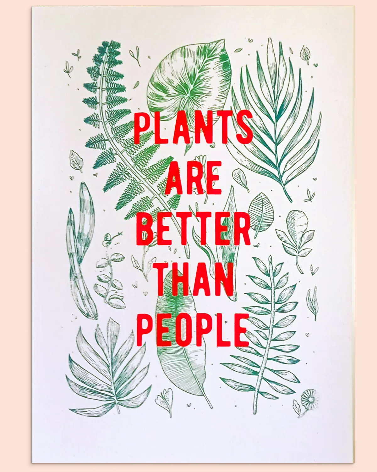 Plants are better than people