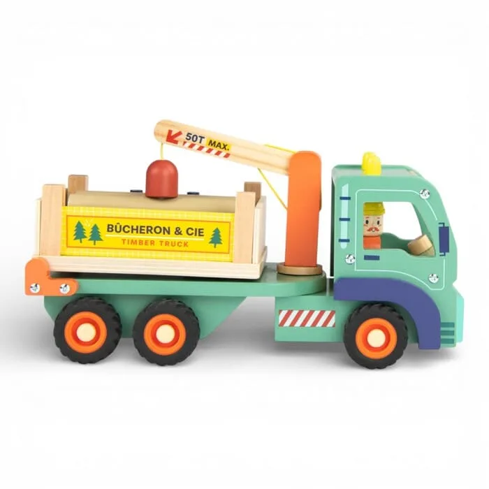 Camion gru forestiere Avenue du Moulin