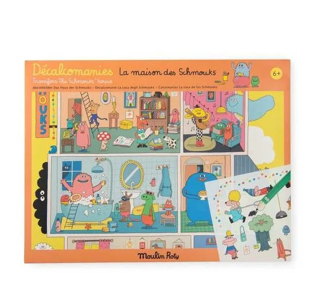 Decalcomanie casa Les Schmouks