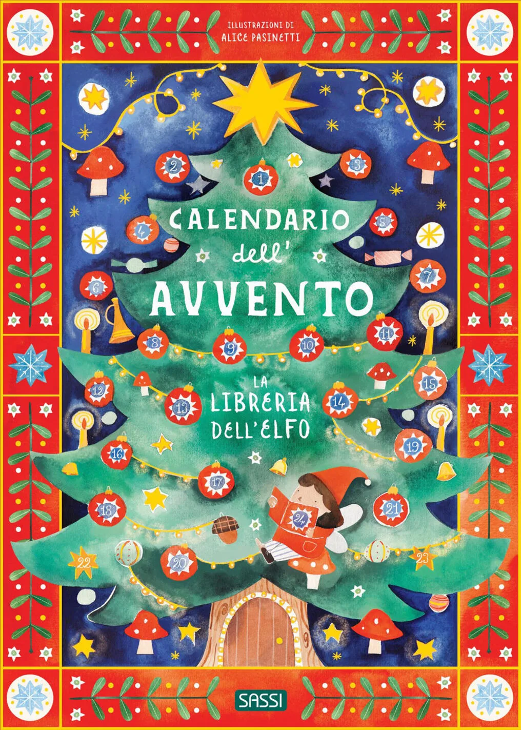 calendario dell'avvento. la libreria dell'elfo. ediz. a colori