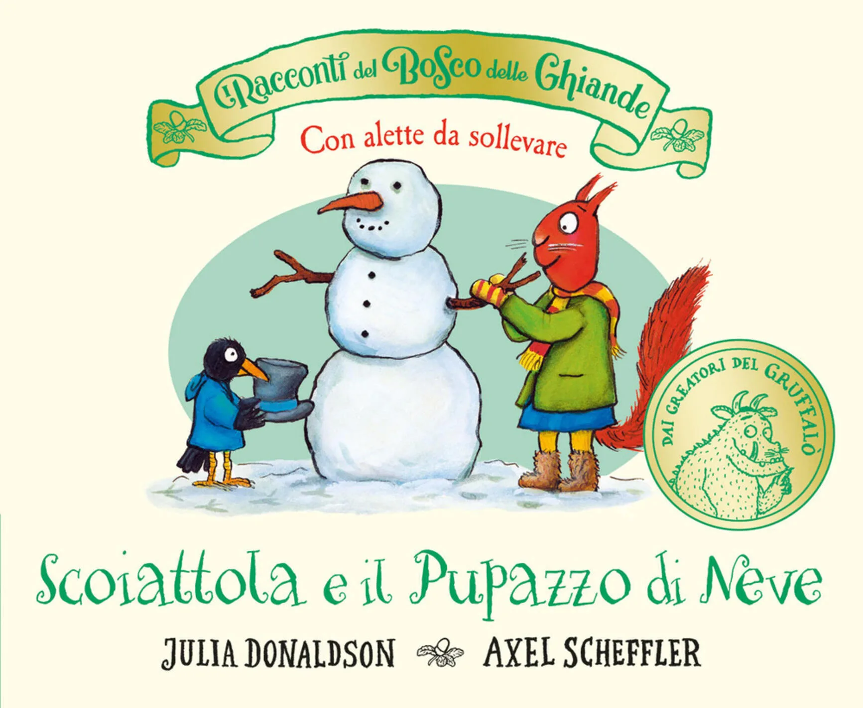 I racconti del Bosco delle Ghiande. Scoiattola e il pupazzo di neve.